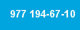 977 194-67-10